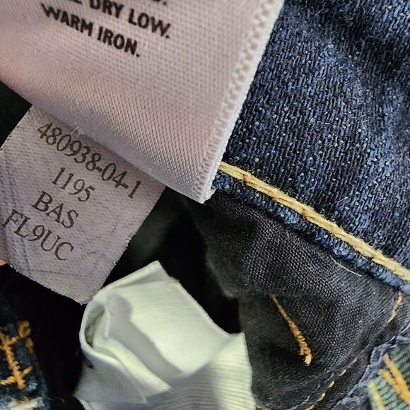 Old Navy Womens Jeans Size 6 Reg The Sweetheart Boot Cut Mid Rise Stretch Dark - Picture 9 of 9